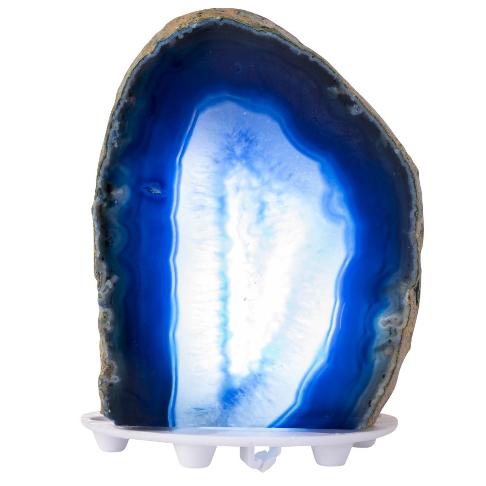 Blue agate lamp new arrivals