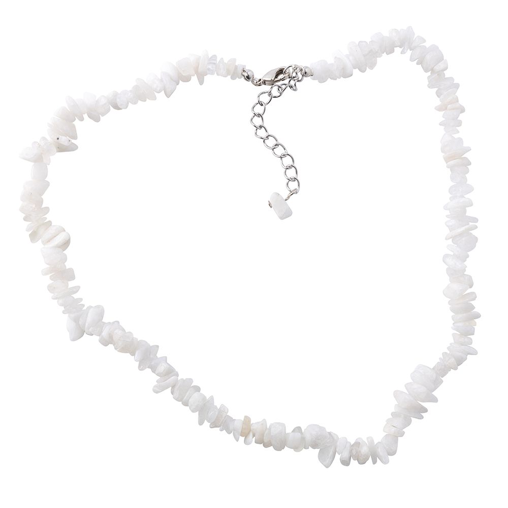 White chip necklace store