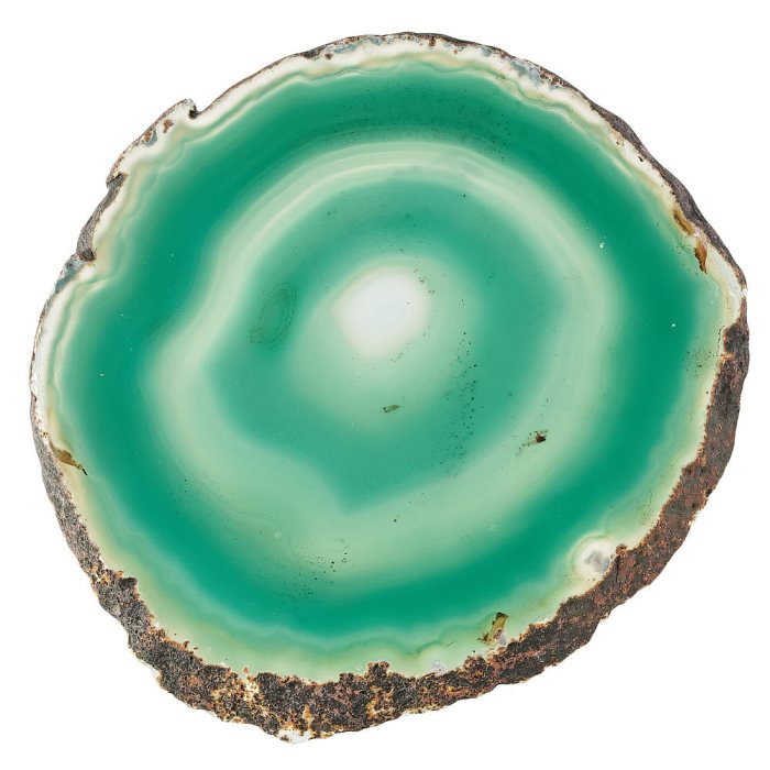 Green Agate Coaster (1pc)