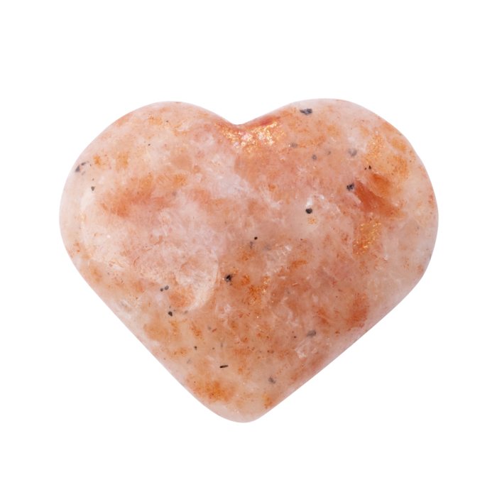 Sunstone Puff Heart 25-30mm (1pc) NFD