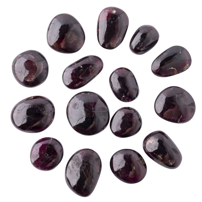 Rhodolite Garnet Tumble 1-5g/pc, India (50g) 