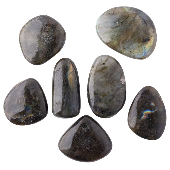 Spectrolite Flats Tumbled India (100g) NFD