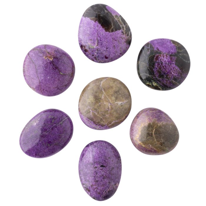 Stichtite Tumble, 2-4g/pc, India (25g) 