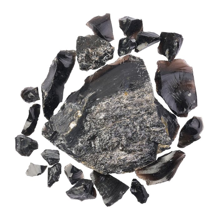 Smoky Obsidian Armenia (Bulk Unsized) (By the KG) NFD