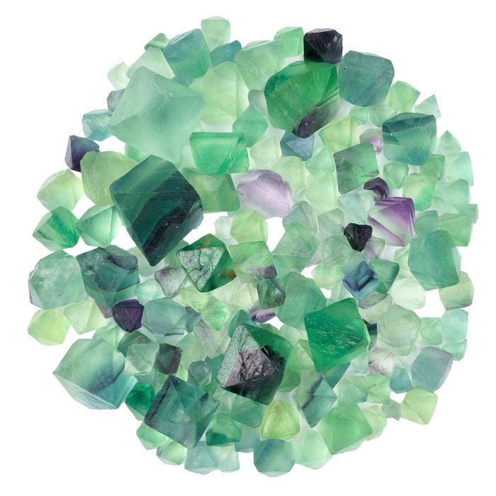 Green Fluorite Octahedra China (By the KG) NFD