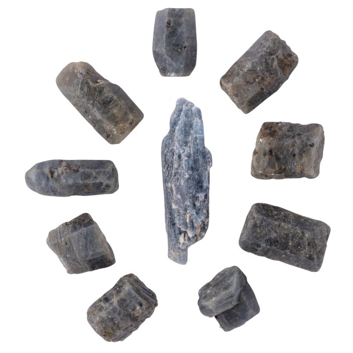 Sapphire Crystal, India 3-6g (10pcs) NFD