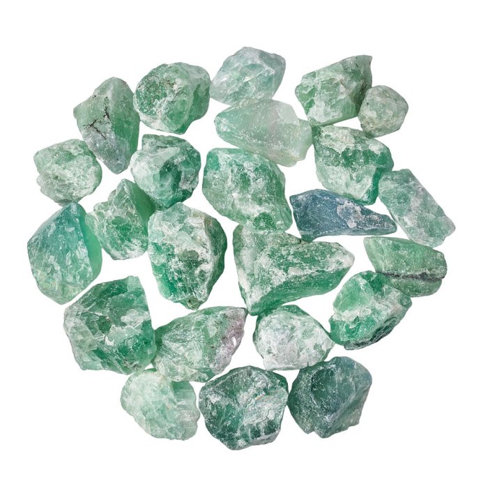 Fluorite Rough Chips Multi, China (KGS) NETT