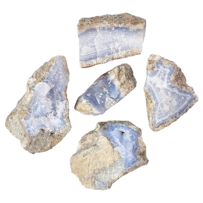 Rough Blue Chalcedony, Malawi, Unsized (By the KG) 