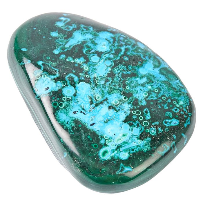 Malachite/Chrysocolla polished freeform up to 100g (1pc) 