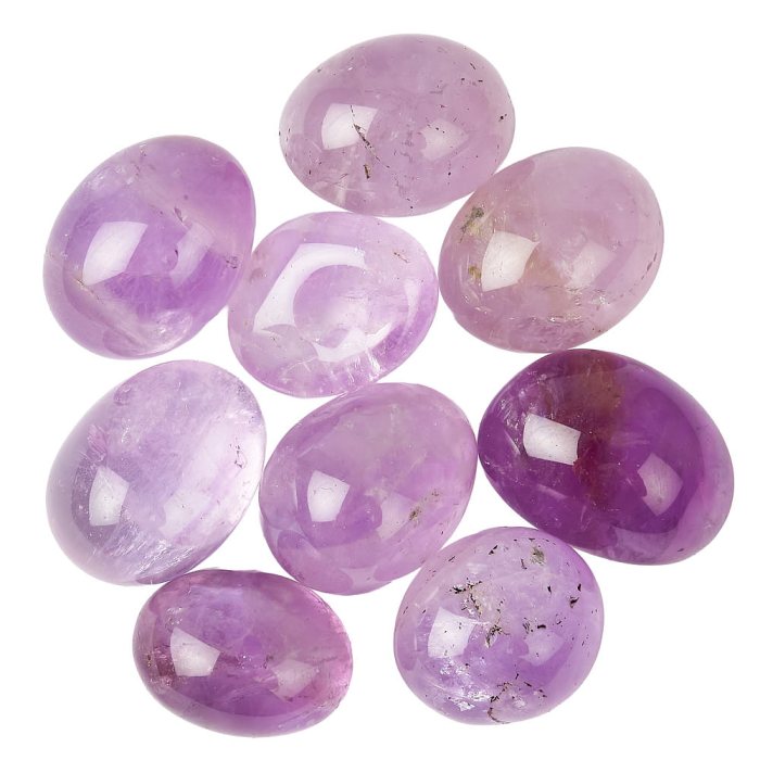 Amethyst Small Tumblestones, A Grade, 10-20mm (100g)