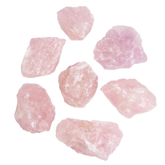 Rough Rose Quartz, Madagascar, Unsized (10 KG Bag) NFD