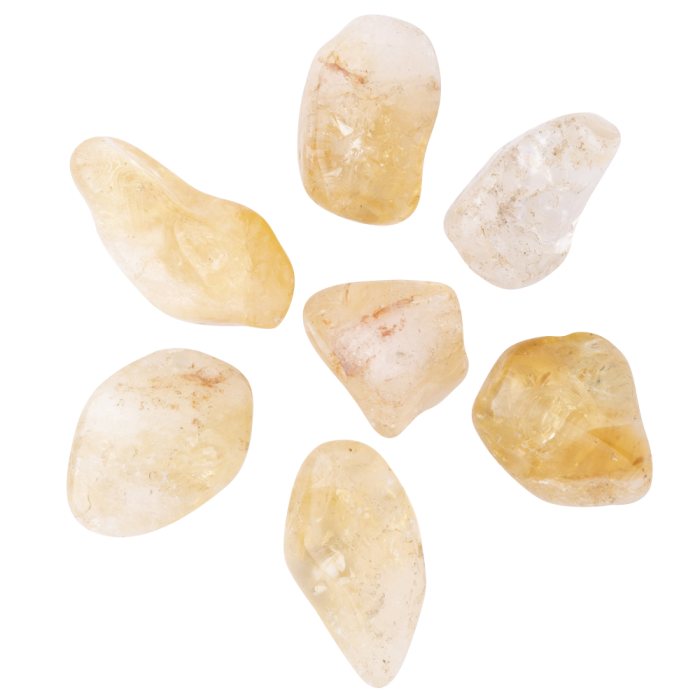 Citrine Heat Treated Large Tumblestone 30-40mm, China (100g) NETT