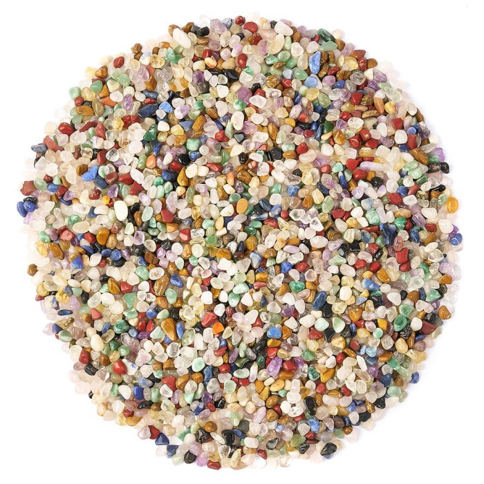 Crystal Tumblemix, Natural Stones 5-10mm (Brazil) (KGS)