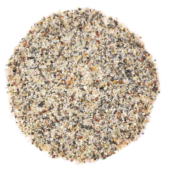 Crystal Tumblemix Natural Stones 1-3mm, (Brazil) (KG)