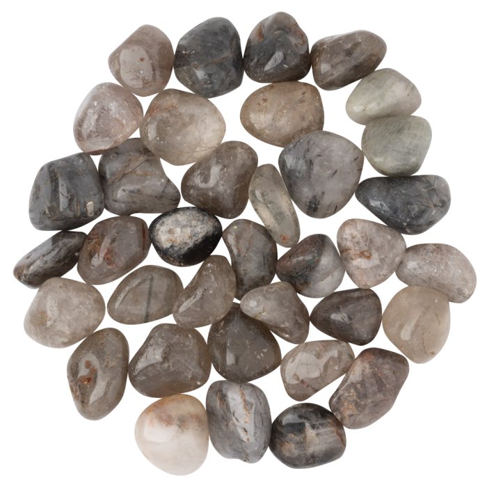 Quartz with Inclusions Large Tumblestone 30-40mm, Brazil (1KG) NETT