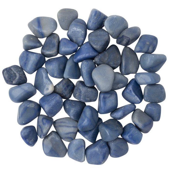 Blue Quartz 35-40mm, Brazil (1KG) Large Tumble NETT