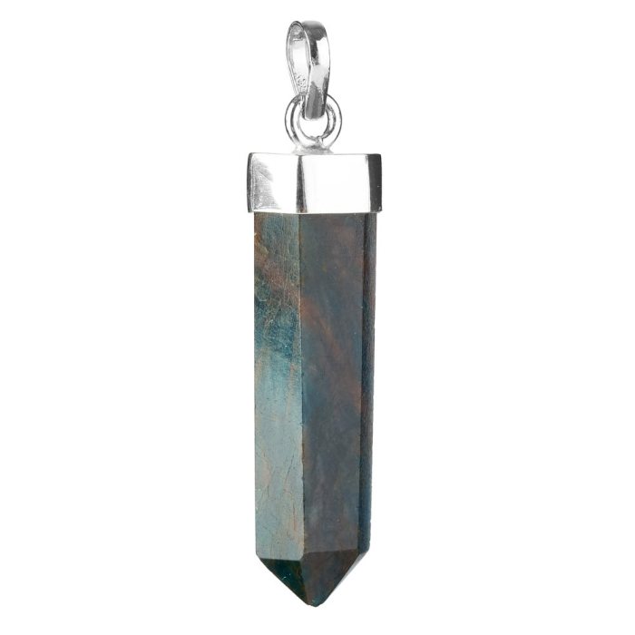 Polished Blue Apatite 925 Sterling Silver Pendant (1pc) NETT