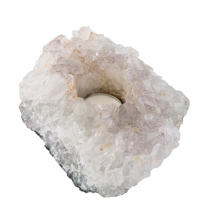 Amethyst Third Grade Tealight Holder, Brazil (1pc) 