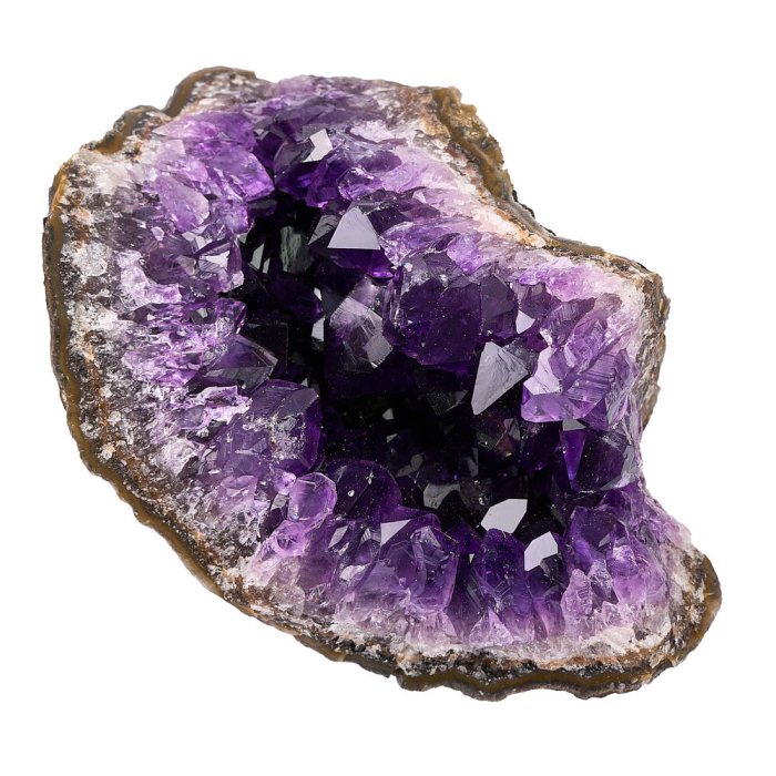 Amethyst Geode Brazil, approx 80-100mm (1pc) NETT