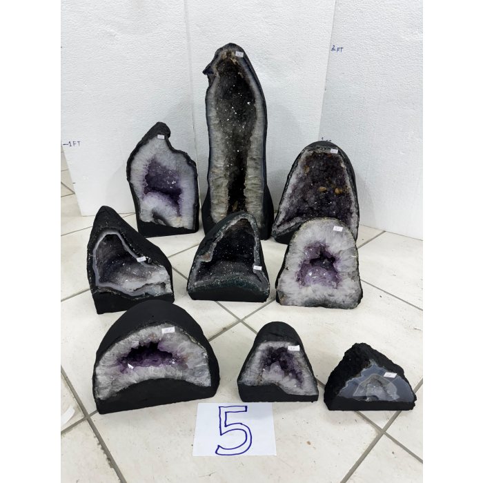 Amethyst Cathedral Crate No.5, 132KG (9PCS) 