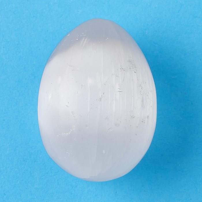 Selenite Egg, approx 4cm (1pc)