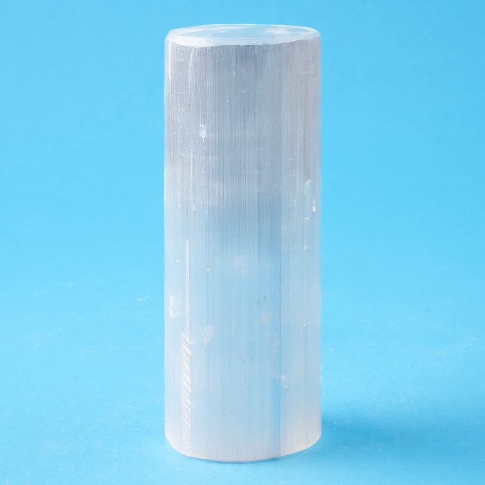 Selenite Cylinder, 10cm (1pc)