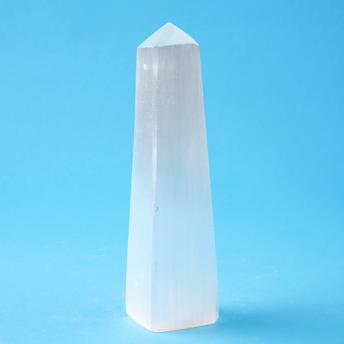 Selenite Obelisk,15cm (1pc)