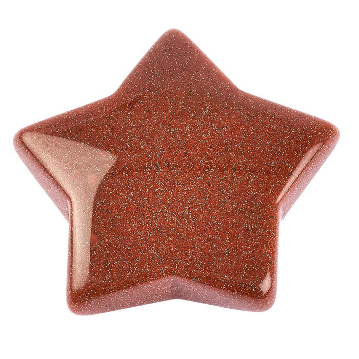 Gold Sandstone Star 10x40mm (1pc)
