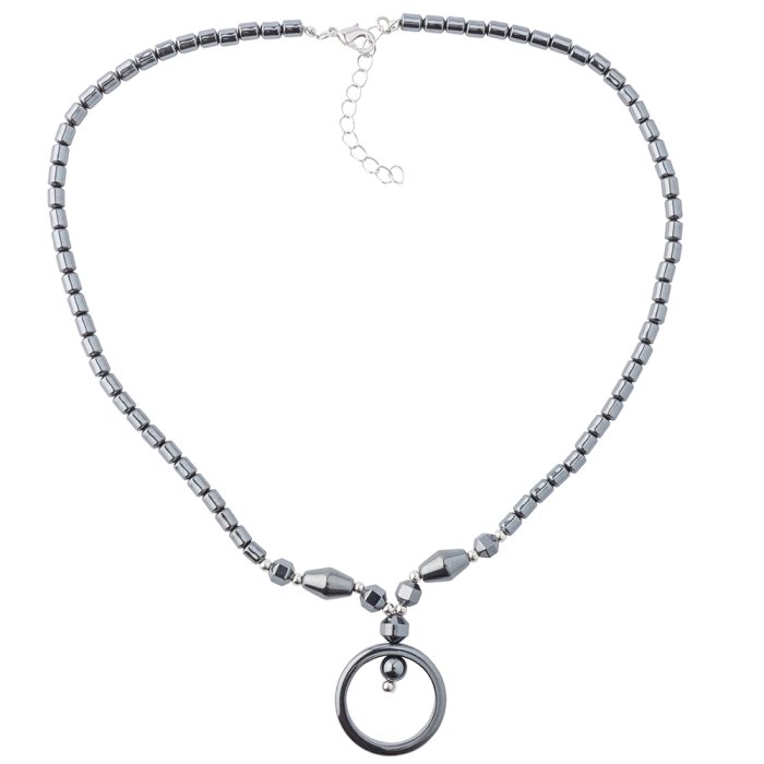 Hematine Loop Necklace 18" Design 19 (1pc) 