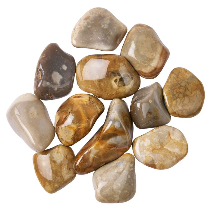Crop Circle Stone (Flint) Tumblestones (by the gram)