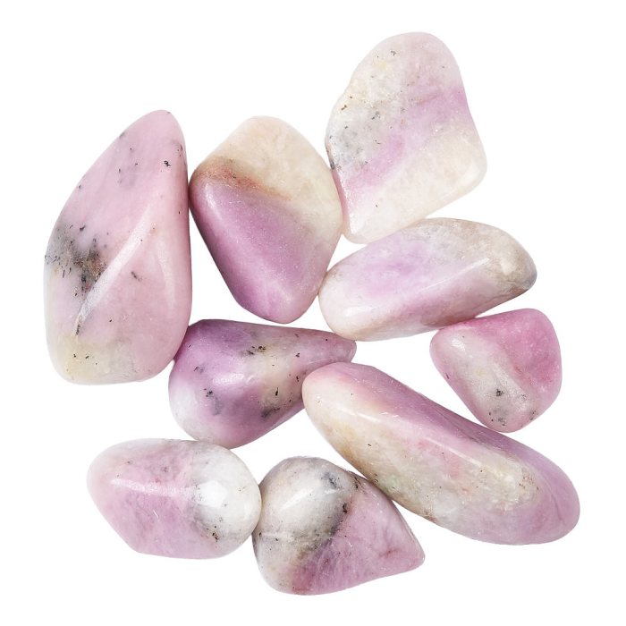Petalite with Lepidolite Tumblestones  (by the gram)