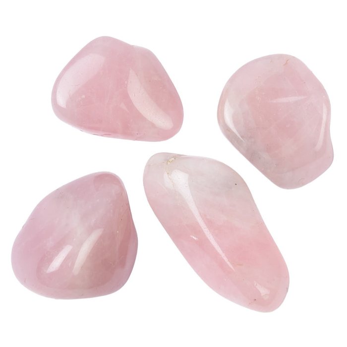 Lunar Rose Quartz Tumblestones (by the gram)