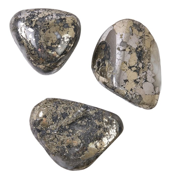 African Gold (Pyrite) Tumblestones (by the gram) 
