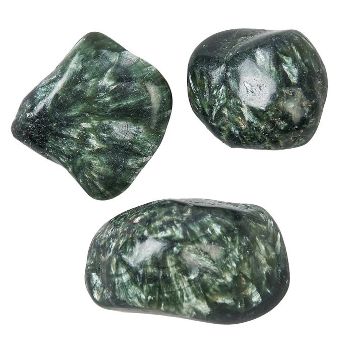 Seraphinite Tumblestones (by the gram)