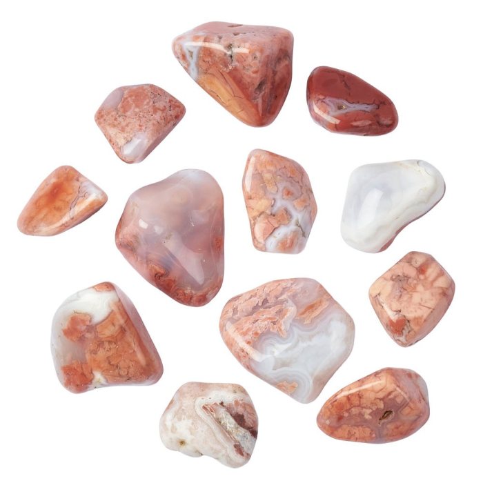 Cotton Candy Agate Tumblestones (by the gram) NFD