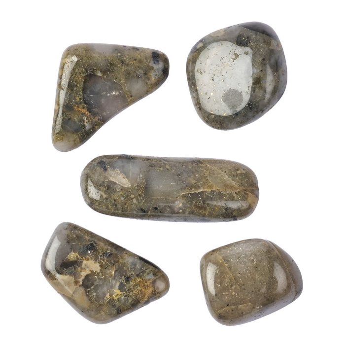 African Gold Pyrite Tumblestones (by the gram) NFD