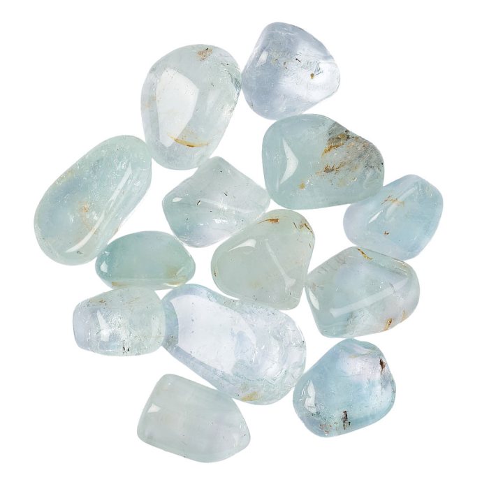 Blue Topaz Small Tumblestones (by the gram) NFD