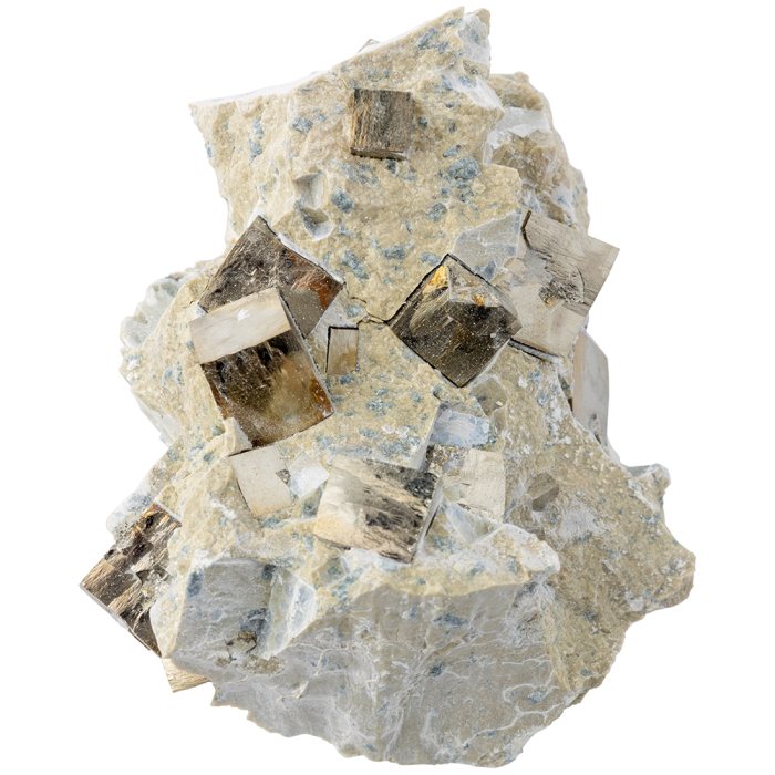 Pyrite Cubes in Matrix A Grade 3", Spain (1pc) NETT