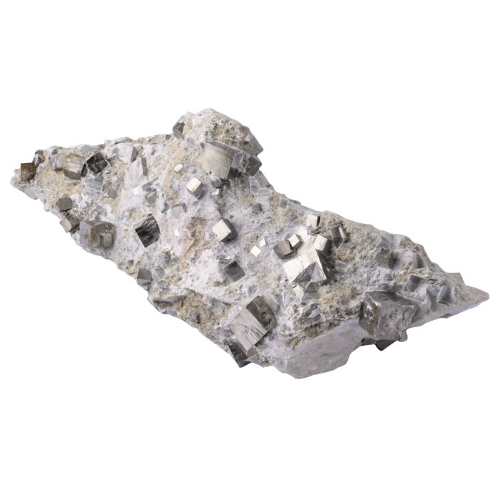 Pyrite Cubes in Matrix approx 7-8", Spain (1pc)