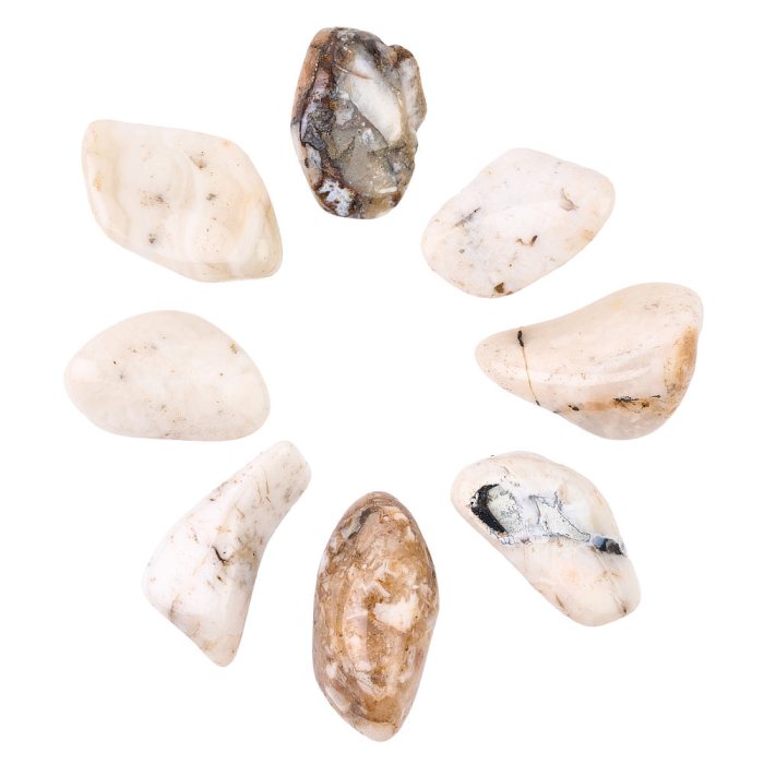 Cassiterite in Quartz Tumblestone 20-40mm (Tin Ore) (50g) 