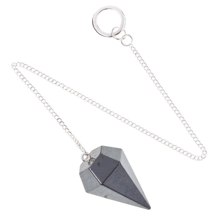 Hematite Pendulum, approx 25mm x 40mm (1pc)