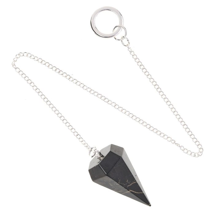Shungite Pendulum, 18/20mm x 35mm (1pc)
