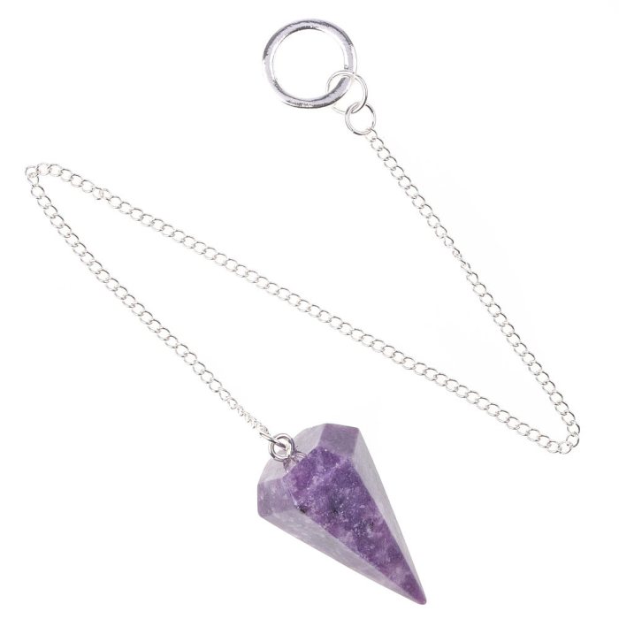 Lepidolite Pendulum,18/20mm x 30/35mm (1pc)