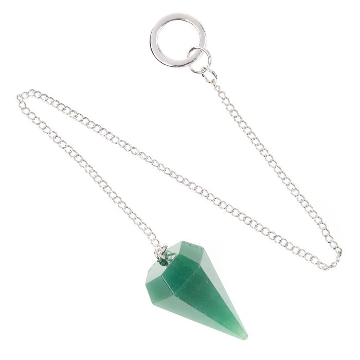Green Aventurine Pendulum,18/20mm x 30/35mm (1pc)