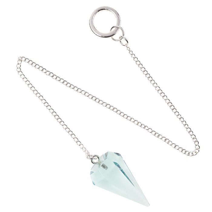 Blue Obsidian Pendulum, (man made) (1pc)