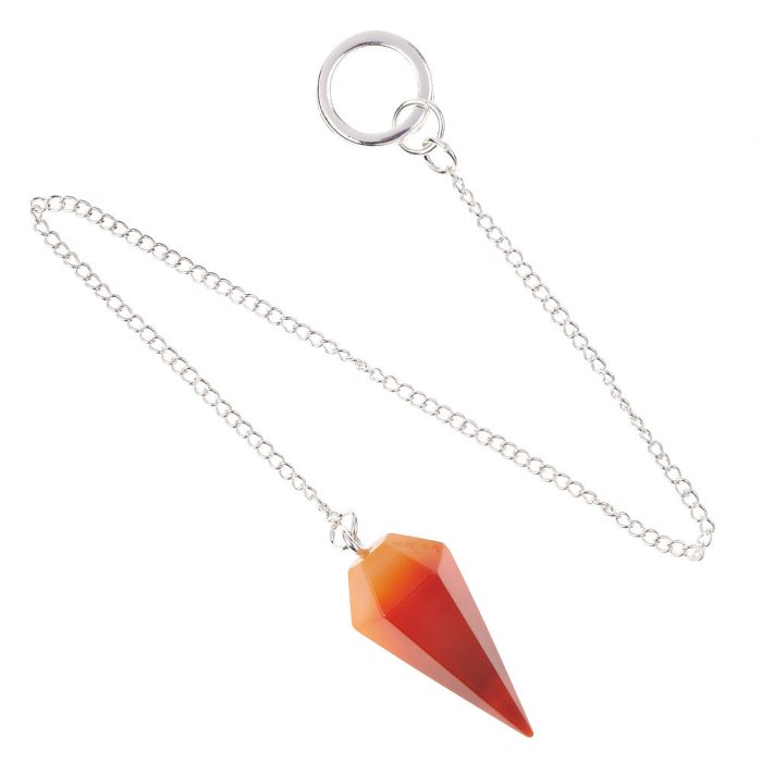 Carnelian Pendulum, 15mm x 30/35mm (1pc)
