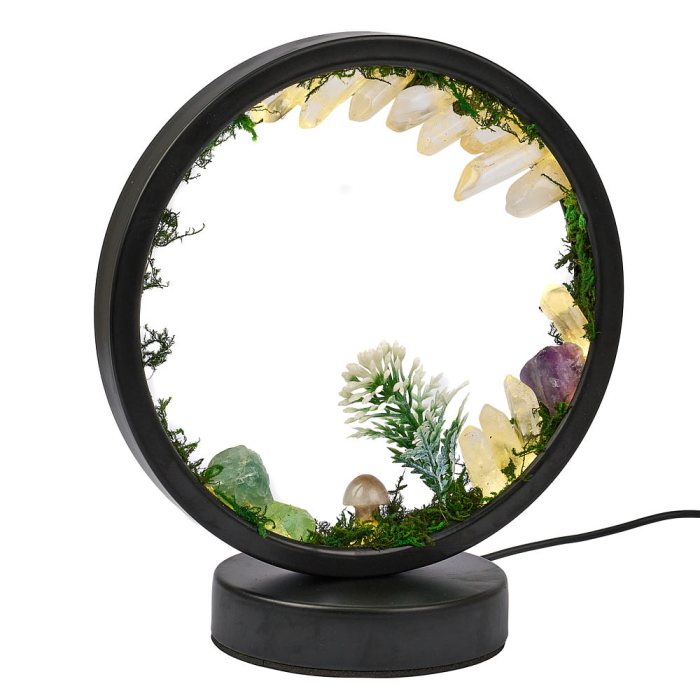 Crystal Garden Round USB Desk Lamp (1pc) NFD