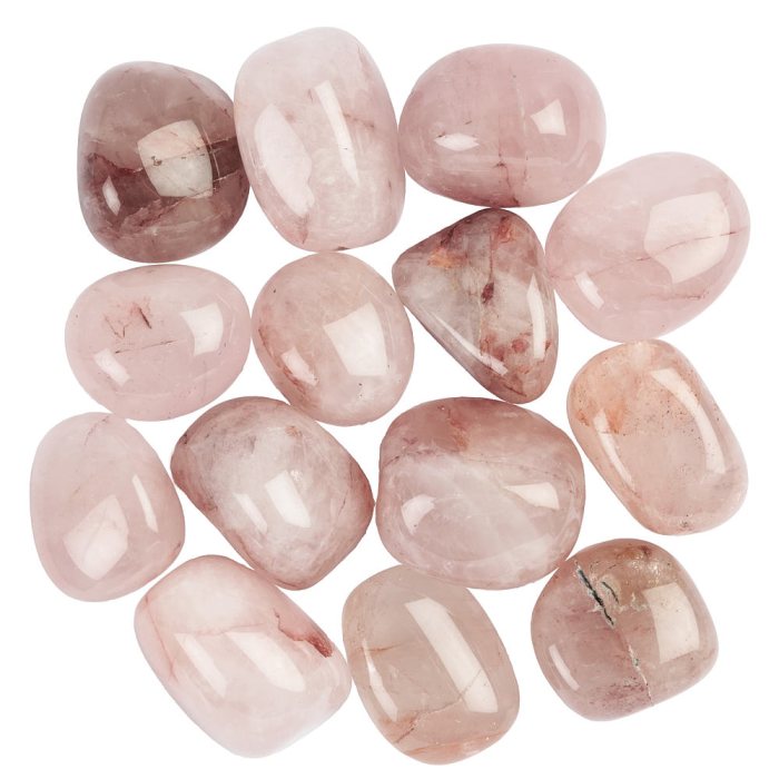 Strawberry Quartz Medium Tumblestones, 20-30mm (250g)