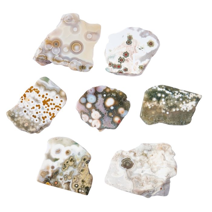 Ocean Jasper Freeform Slabs (by the gram)