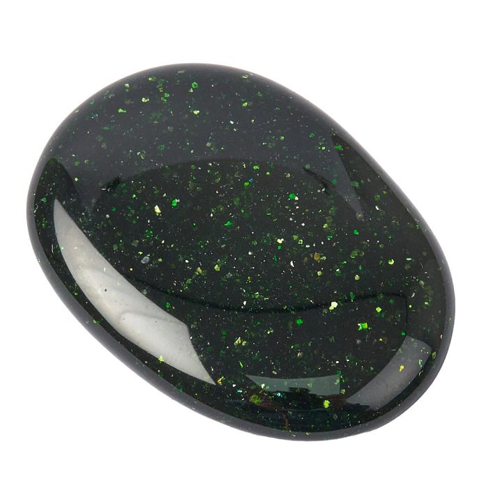 Green Goldstone Smoothstone (1pc)